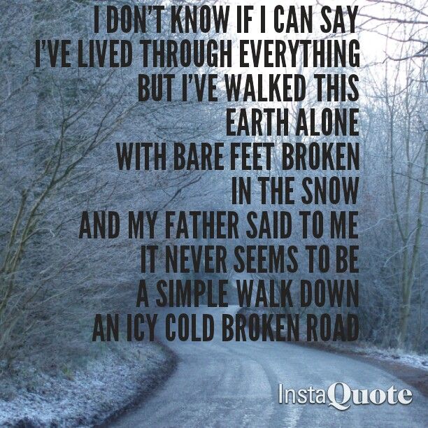 Sully erna broken road lyrics song